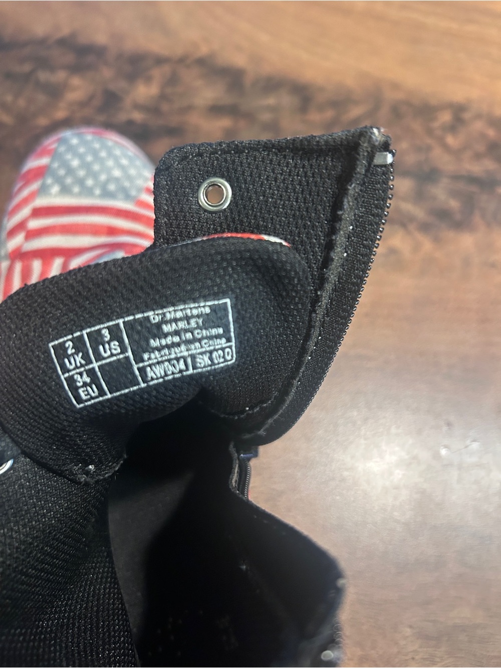 Dr. Martens Marley American Flag Boot - Picture 8 of 8